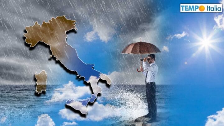 Meteo: Torna la pioggia su molte regioni, anche abbondante