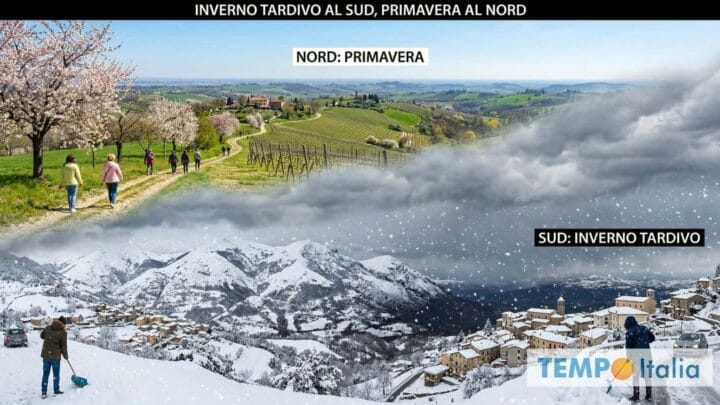 Nord al sole, Sud sotto la neve: la Primavera italiana che non riconosci più