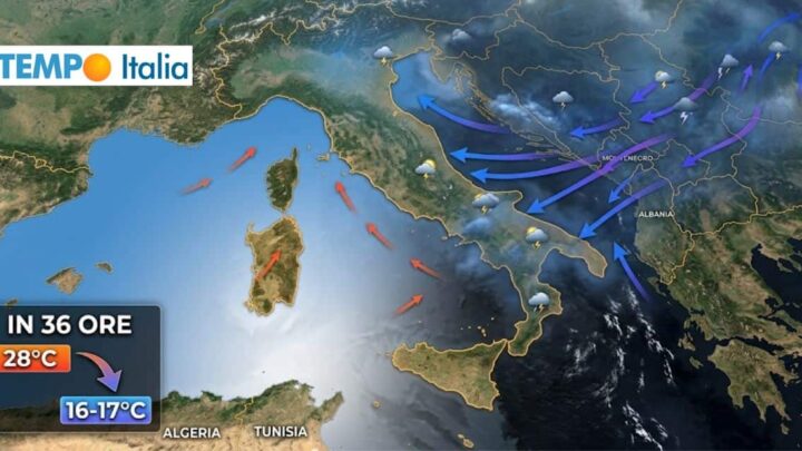 Meteo: crollo termico su queste Regioni a cominciare da Giovedì 30