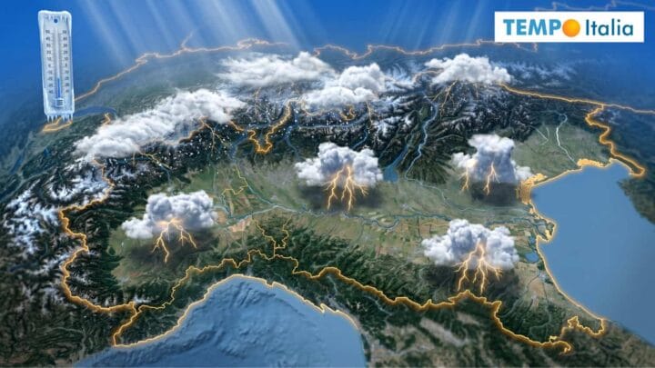 Nord Italia, arrivano le grandi piogge: le Regioni a rischio e cosa aspettarsi