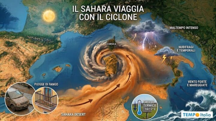 L’Estate che non poteva durare: la brusca virata di Aprile tra temporali e polvere del Sahara