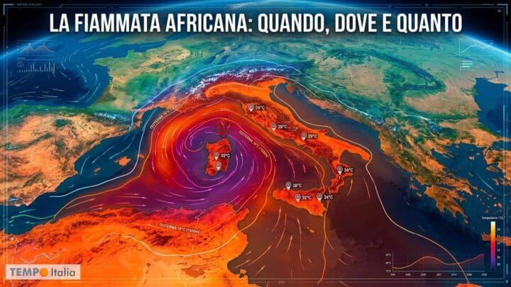 Fine Aprile a rischio fiamamta africana: Sud e Isole puntano ai 30 gradi