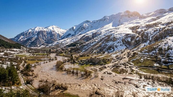 Neve record sull’Appennino, ora il caldo anomalo apre una nuova fase di rischio
