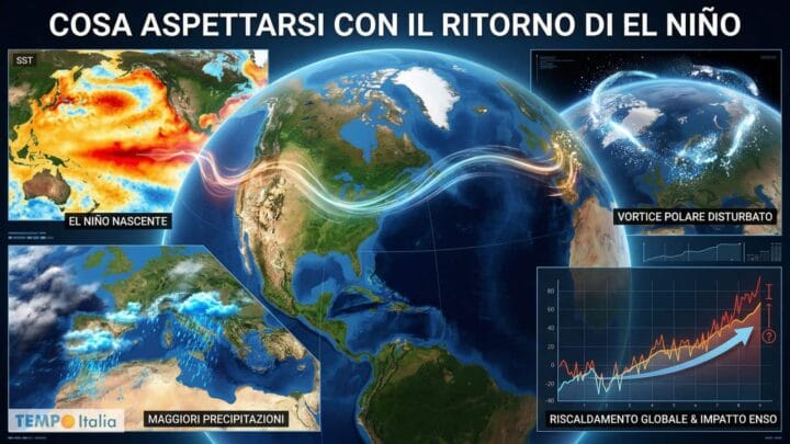 La Niña lascia, El Niño avanza: gli effetti REALI sul clima italiano ed europeo