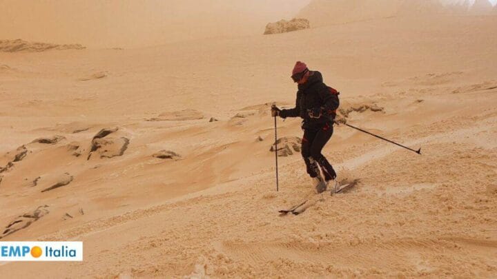 La neve si tingerà di rosso in Italia in settimana