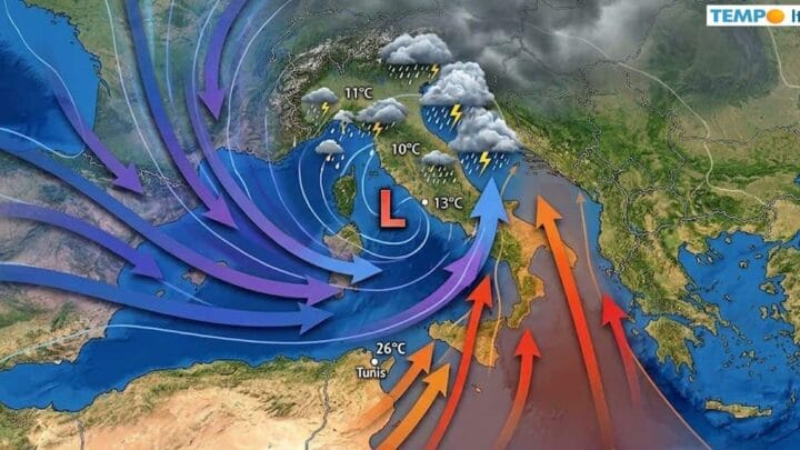 Svolta a breve: finisce il caldo e torna il maltempo diffuso