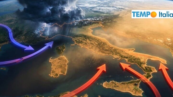 Meteo: tre aree saranno subissate di pioggia entro Giovedì 7
