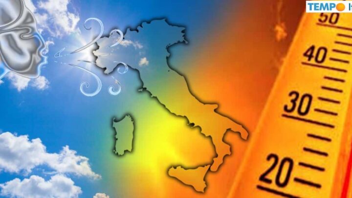 L’anticiclone africano con caldo verso il culmine, ma si cambia a Giugno