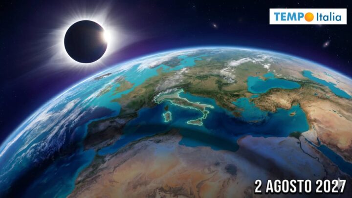 Eclissi solare 2 Agosto 2027: cielo oscurato come mai nel secolo