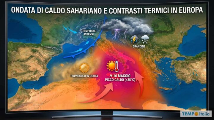 Dal 9 maggio scatta l’Estate al Sud: ecco quanto durerà il caldo