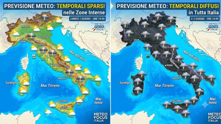 Caldo africano, la svolta e fino a 10 gradi in meno