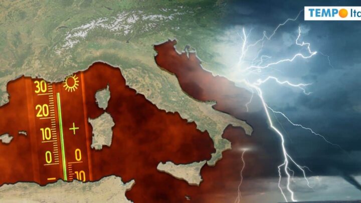 Non è ancora finita con i TEMPORALI: le regioni più esposte al rischio
