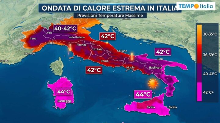 Agosto: 40°C in Pianura Padana, quale è la possibilità reale