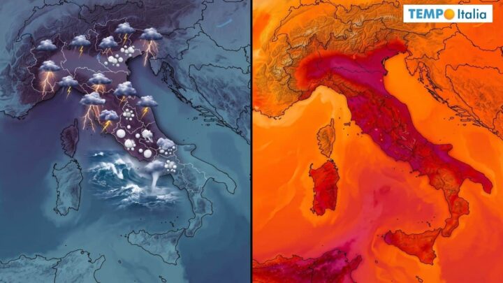 Meteo, dalla grandine al forno africano: il Nord Italia andrà oltre 40°C