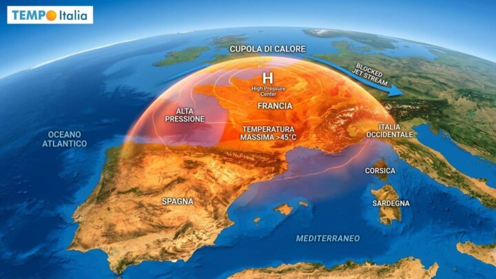 Terza ondata di caldo in Francia, ora punta verso l’Italia