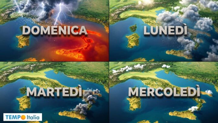 Temporali e grandine di grosse dimensioni: il rischio supercelle