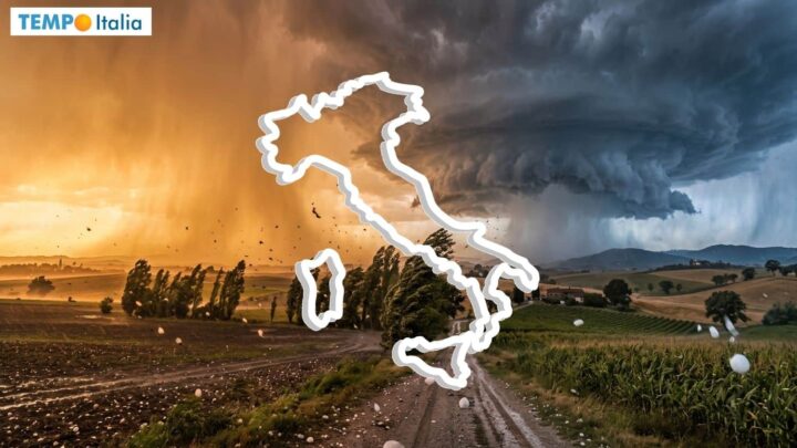 Grandine e temporali Domenica 26, preceduti da una impennata del caldo