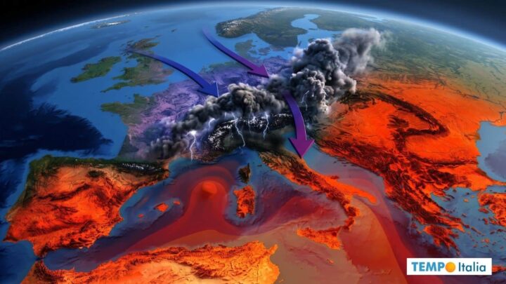 Temporali violenti: dal 7 Agosto l’anticiclone. Poi Rinfresca